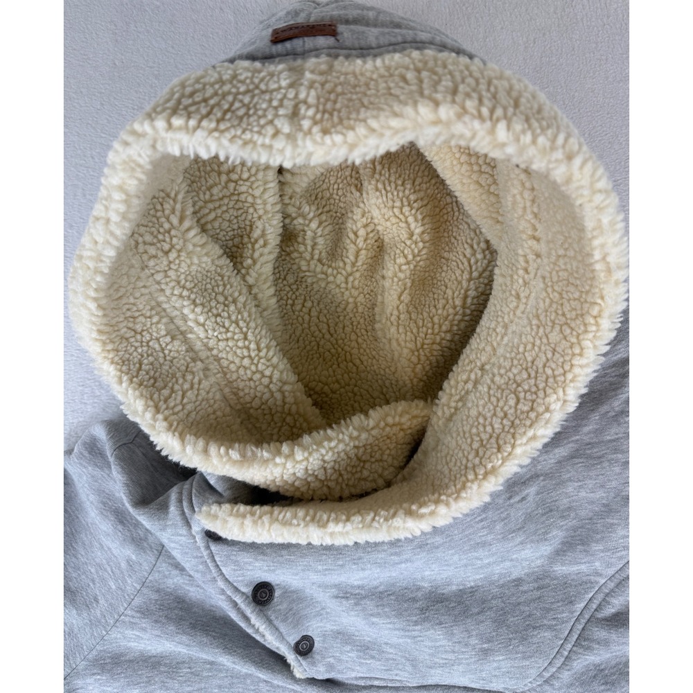 Wanakome Hestia Hoodie Womens XXL Gray Sherpa Lined Cowl Neck Pullover - Picture 8 of 10